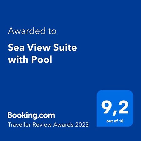 Sea View Suite With Pool Gaios Exterior photo