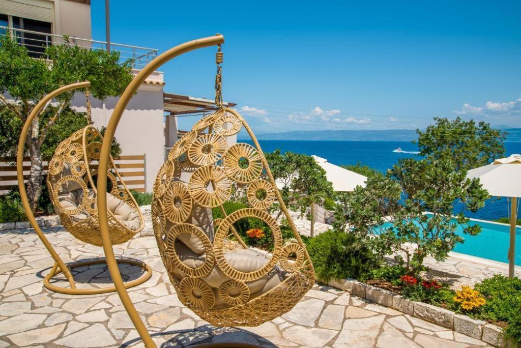 Sea View Suite With Pool Gaios Exterior photo